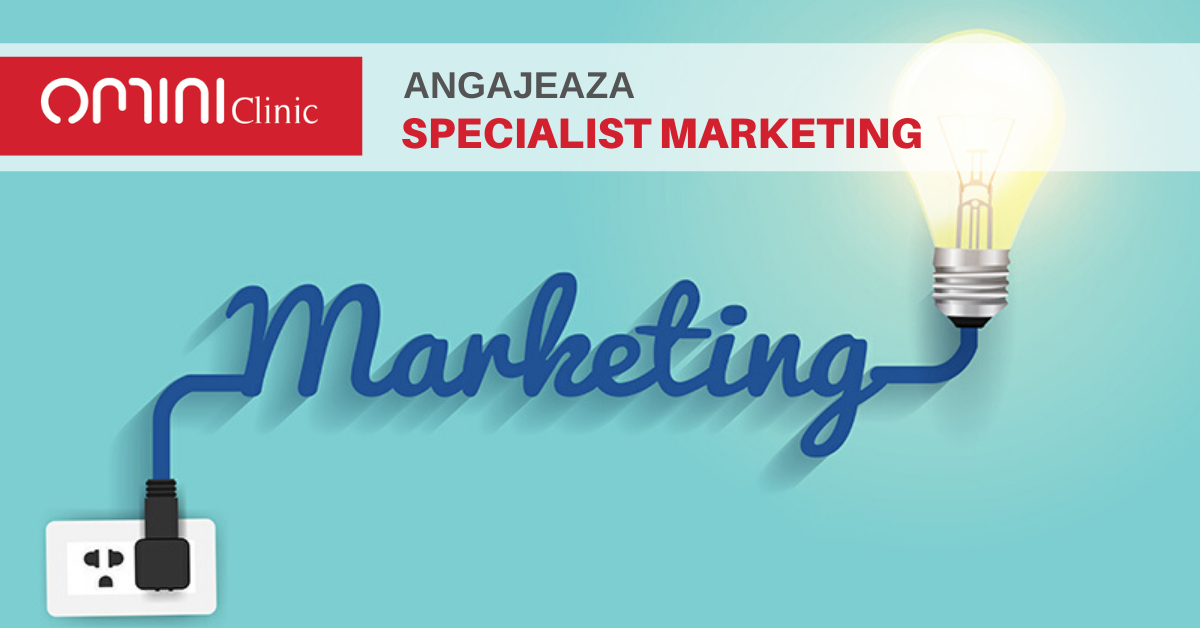 Angajare Specialist Marketing